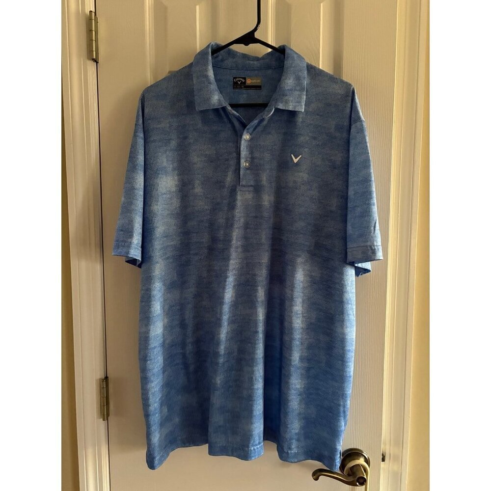 Callaway Opti Dry Blue Golf Polo Mens XL